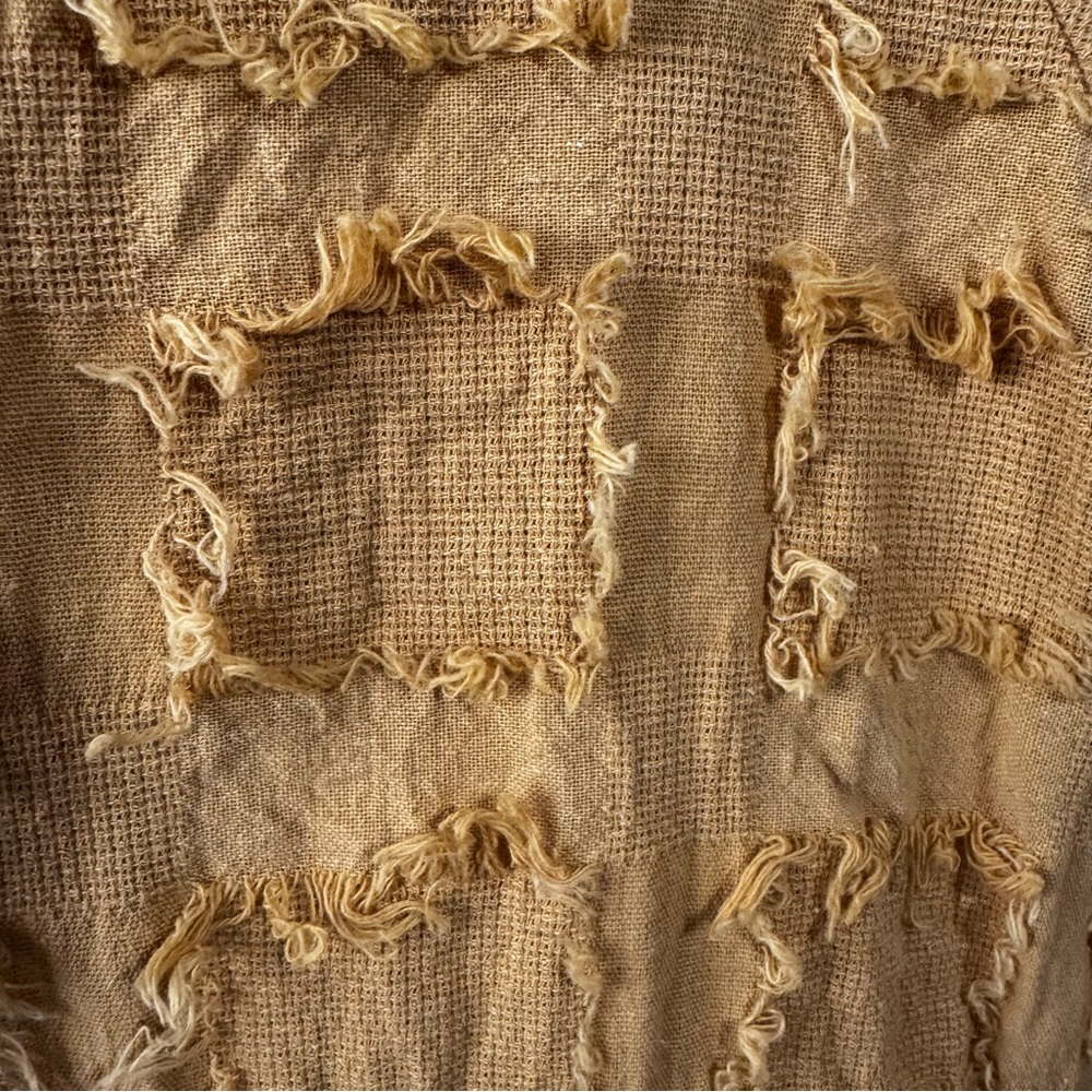 Ellison Gold Boxy Blouse with Embellished Sleeves small - Picture 3 of 7
